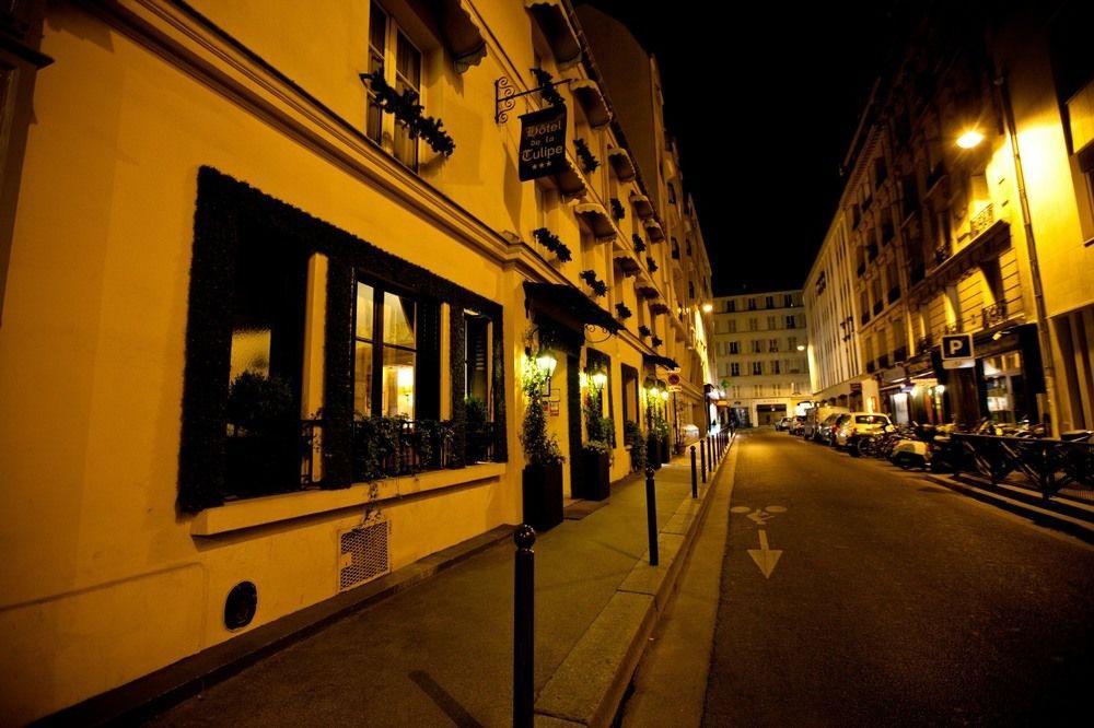 Hotel De La Tulipe Párizs Kültér fotó